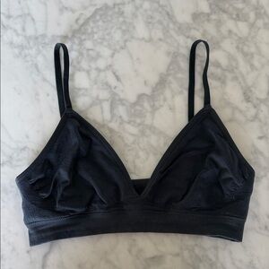 BOODY Black Seamless Triangle Bralette NWOT